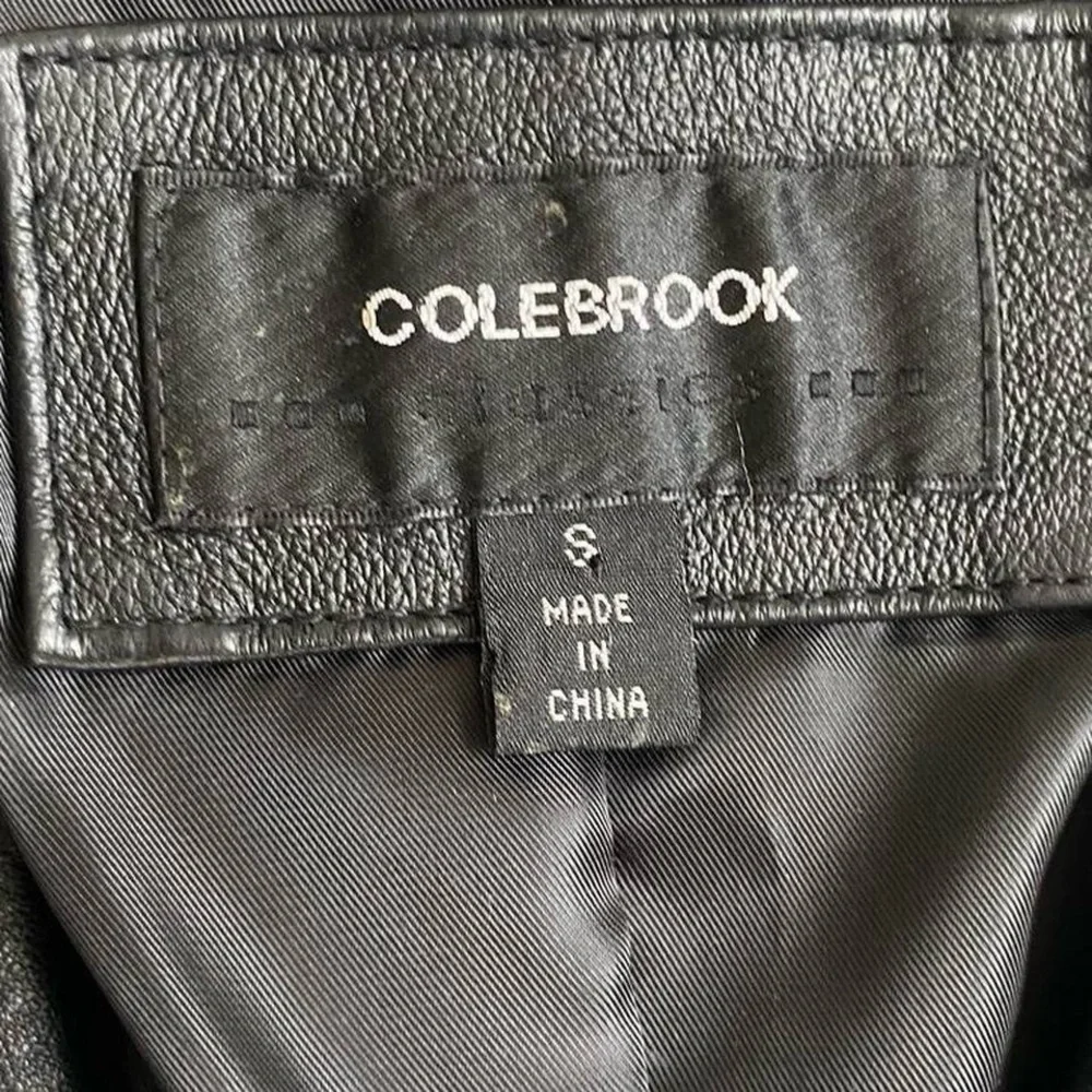 Vintage Y2K deadstock black leather jacket - Picture 5 of 8